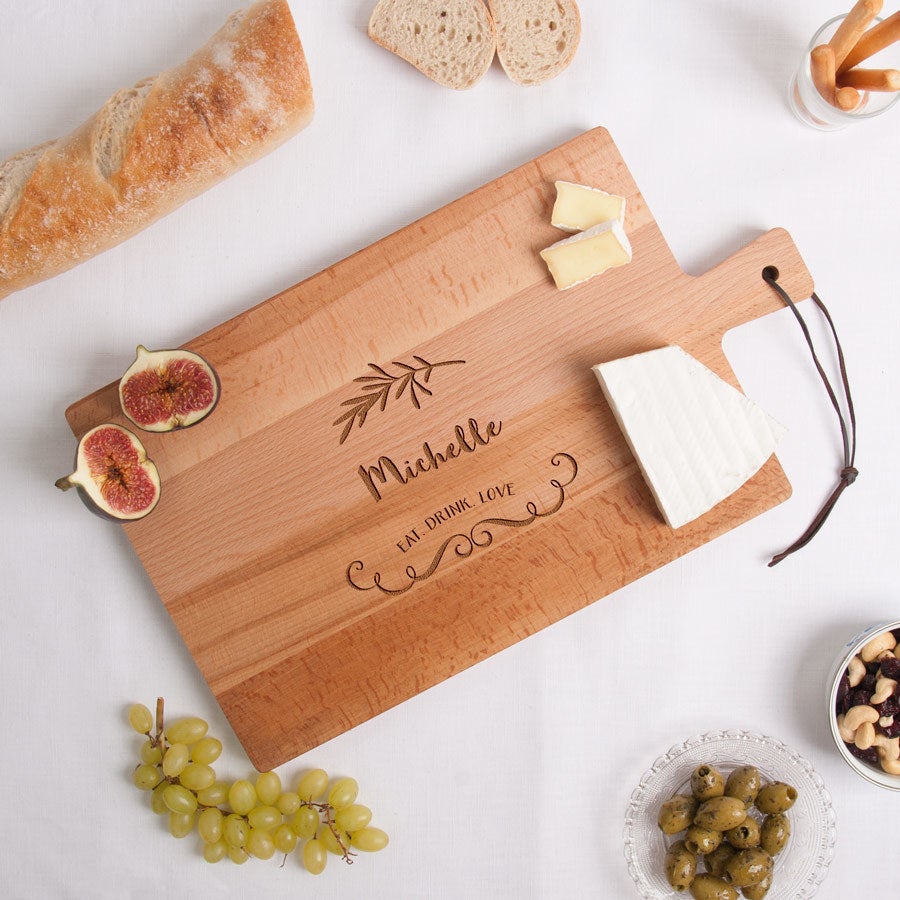 Houten serveerplank - Beuken - Rechthoekig - Liggend (L)