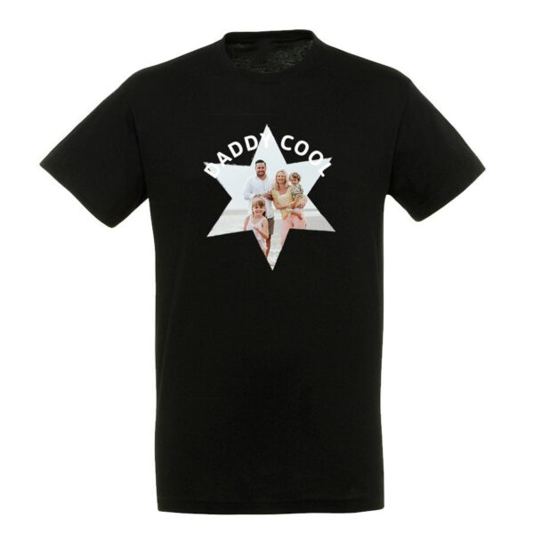 T-shirt voor mannen bedrukken - Zwart - XL