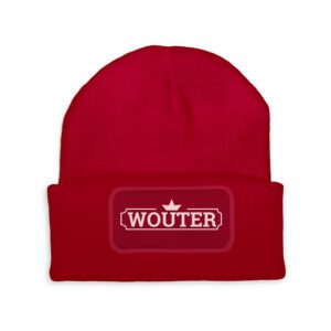 Muts bedrukken - Rood