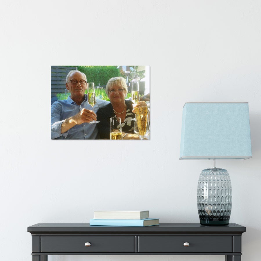 Foto op aluminium afdrukken - Wit (ChromaLuxe) - 40 x 30 cm