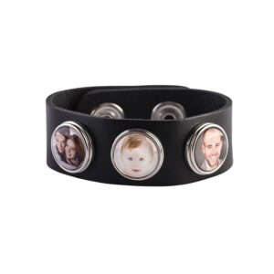 Clicks armband - Zwart - 1 foto - 24,5 cm
