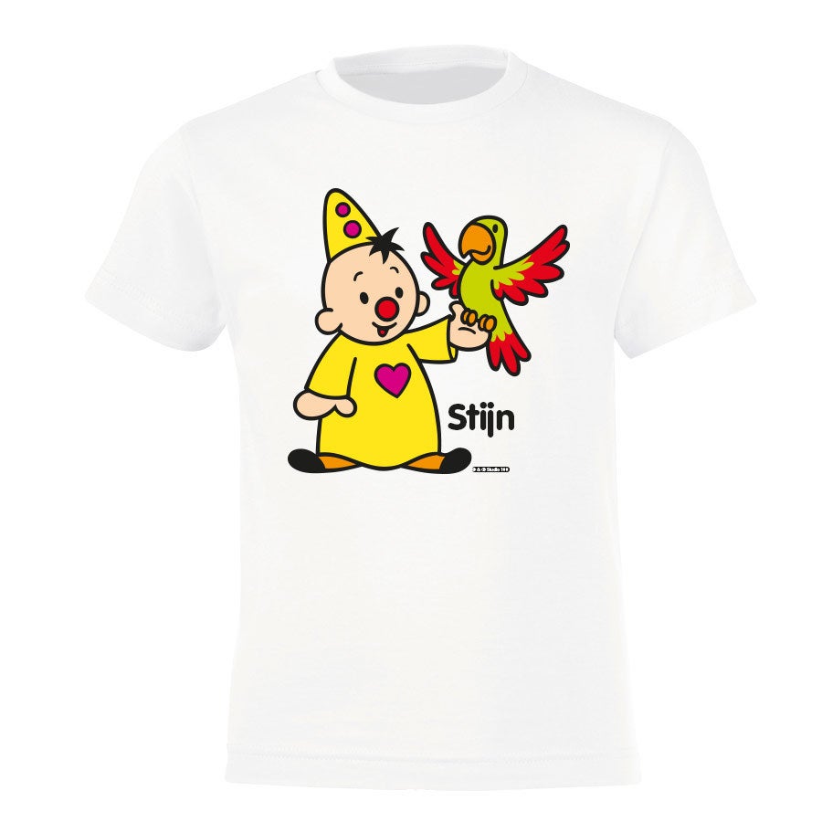 krullen Fantastisch Haringen Bumba T-shirt voor kinderen bedrukken - Wit - 6 jaar - Fotogeschenken.nl