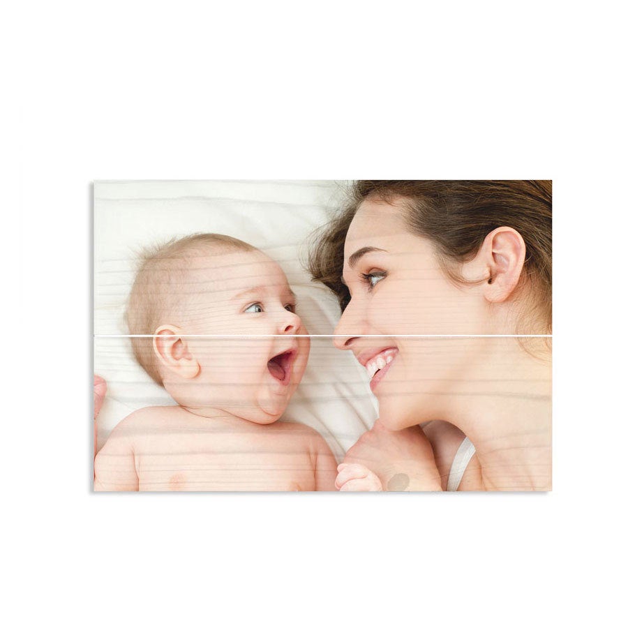 Foto op hout afdrukken - Planken - 30 x 20 cm