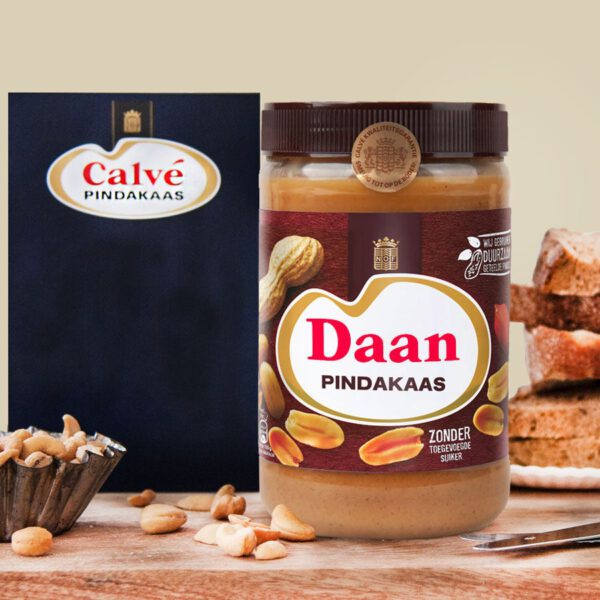 Calvé pindakaas cadeau met naam (supersize kilopot!)