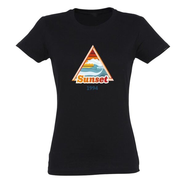 T-shirt - Vrouw - Zwart