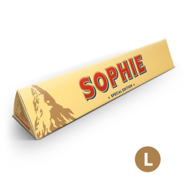 Toblerone reep met naam en foto