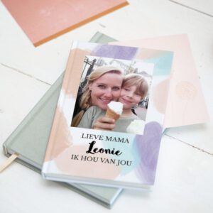 Foto op notitieboek