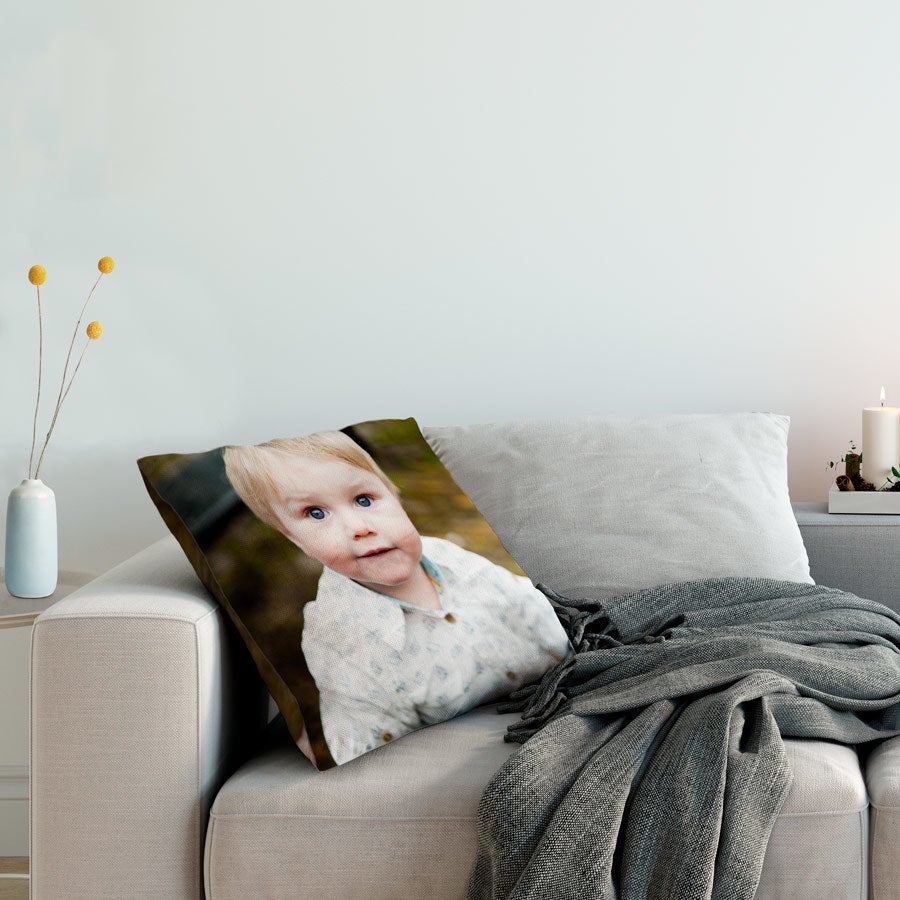 Volledig bedrukt fotokussen - Velours