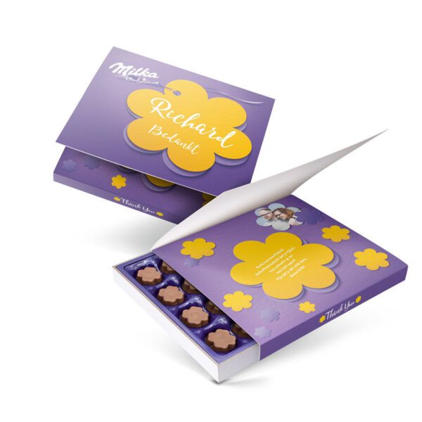 Say it with Milka giftbox bedrukken - Bedankt - 110 gram