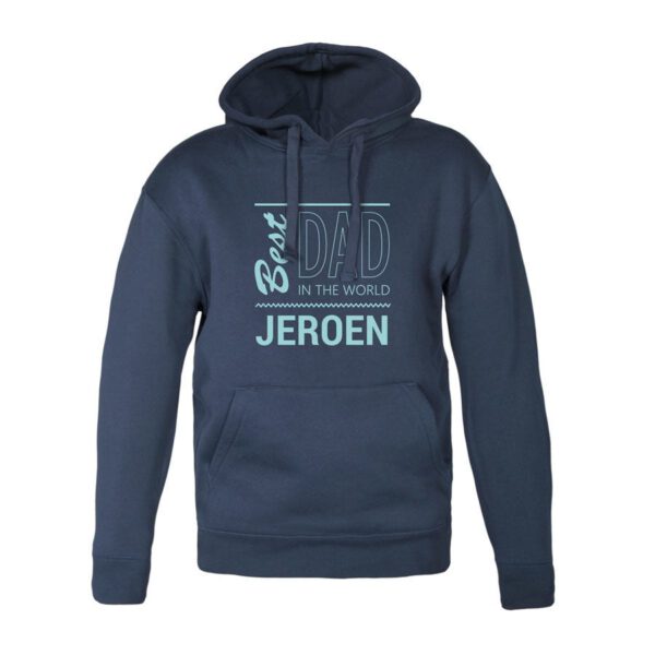 Hoodie voor heren bedrukken - Navy - L