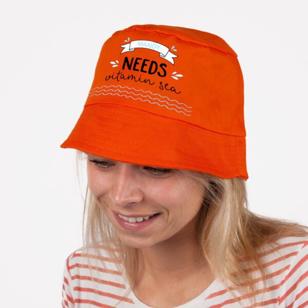 Zonnehoed bedrukken - Oranje