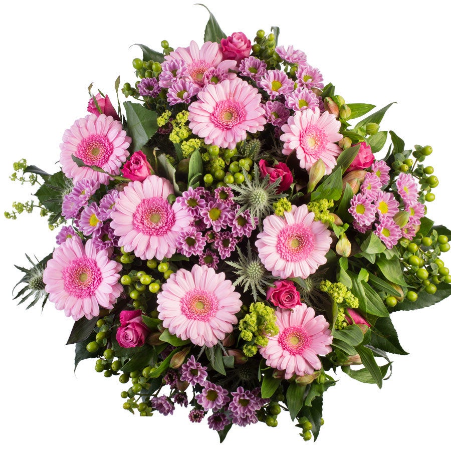 Bloemen - Boeket Roze (Groot)