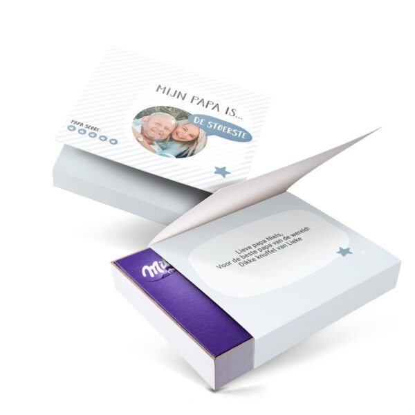 Milka giftbox bedrukken - Vaderdag - 220 gram
