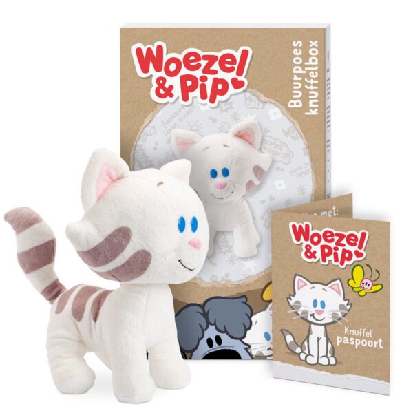 Persoonlijke Woezel & Pip knuffelbox - Buurpoes