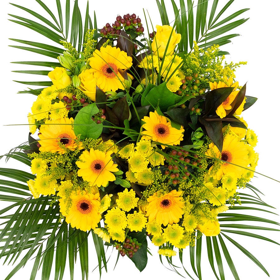 Bloemen - Boeket Geel (Groot)