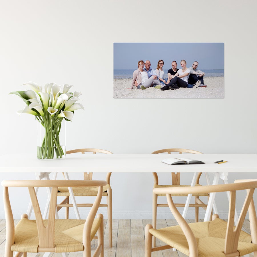 Foto op aluminium afdrukken - Wit (ChromaLuxe) - 80 x 40 cm