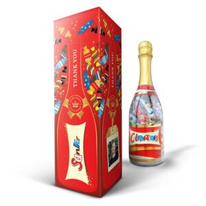 Gepersonaliseerde Celebrations fles in giftbox
