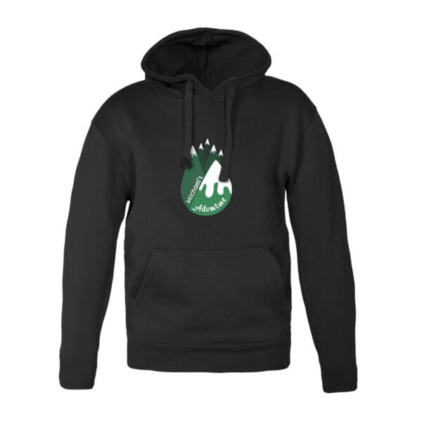 Hoodie voor heren bedrukken - Zwart - L