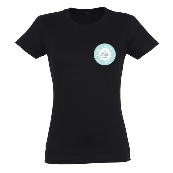 T-shirt voor vrouwen bedrukken - Zwart - L