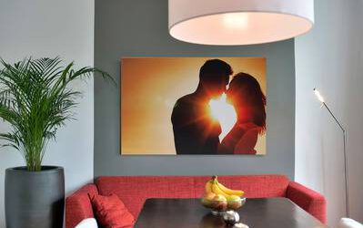 Foto op canvas 210x225 cm