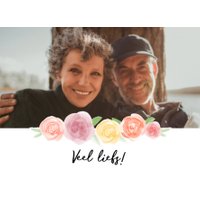 Greetz | Denken aan Rozen met eigen foto