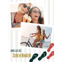 Greetz | Zomerse kaart Groetjes uit Met foto's