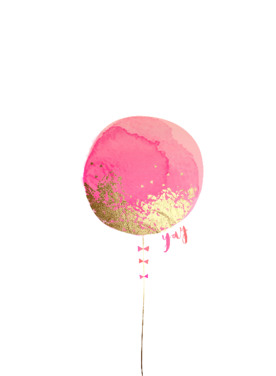 HotchPotch | Verjaardagskaart| Roze ballon