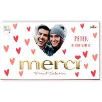 Merci assorti | Hartjes met tekst en foto - 400 gram