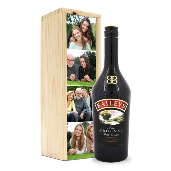 Likeur in bedrukte kist - Baileys Original