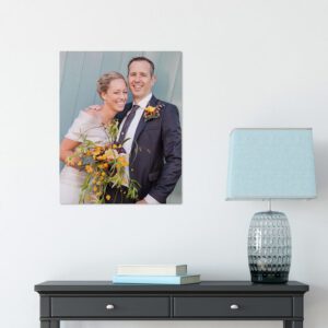 Foto op aluminium afdrukken - Wit (ChromaLuxe) - 40 x 50 cm