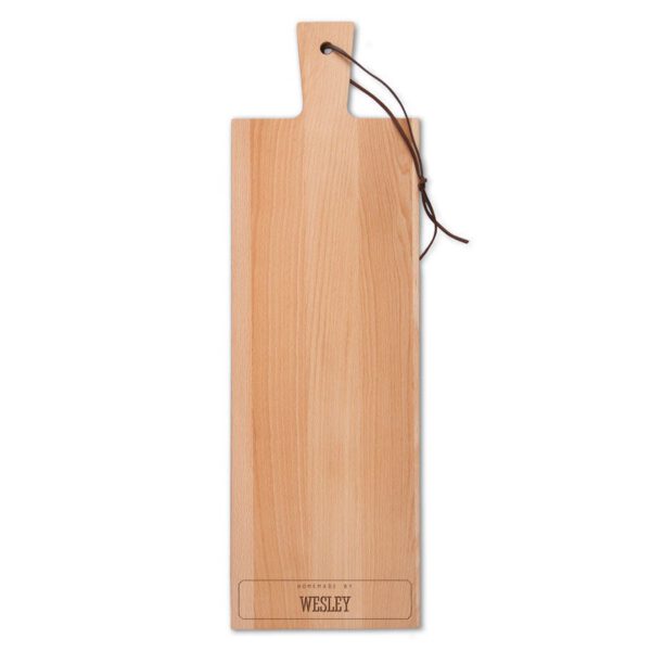 Houten snijplank graveren - Beuken - Langwerpig - staand (S)