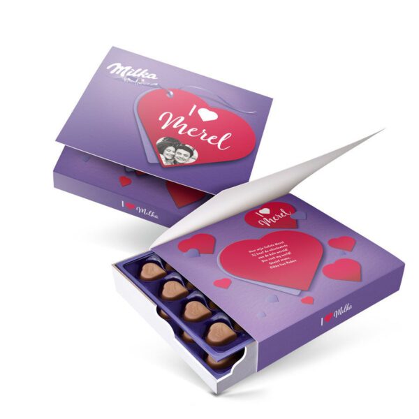Say it with Milka giftbox bedrukken - Liefde - 220 gram