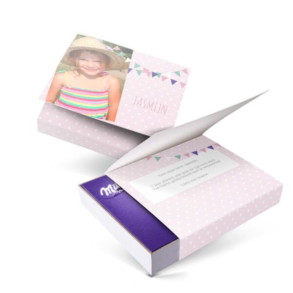 Milka giftbox bedrukken - Verjaardag - 220 gram