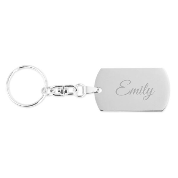Sleutelhanger graveren met naam - Dogtag