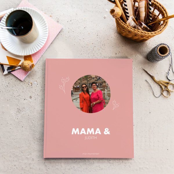Momenten fotoboek - Mama & ik - M - Hardcover - 40 pagina&apos;s