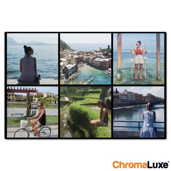 Instacollage aluminium - Geborsteld