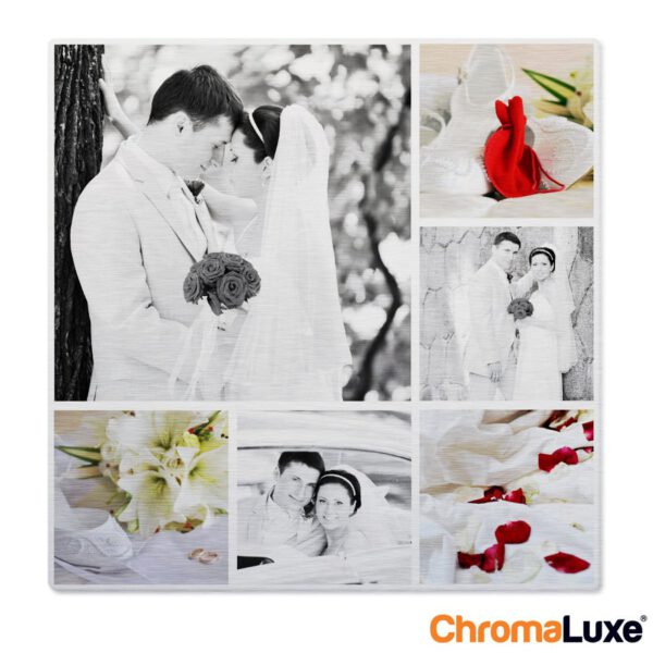 Instacollage aluminium - Geborsteld