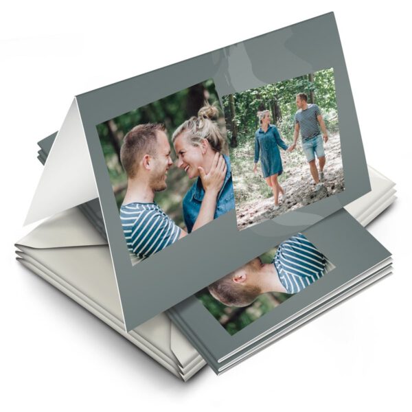 Fotokaarten maken - 10 dubbele kaarten