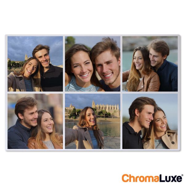 Instacollage aluminium - Wit
