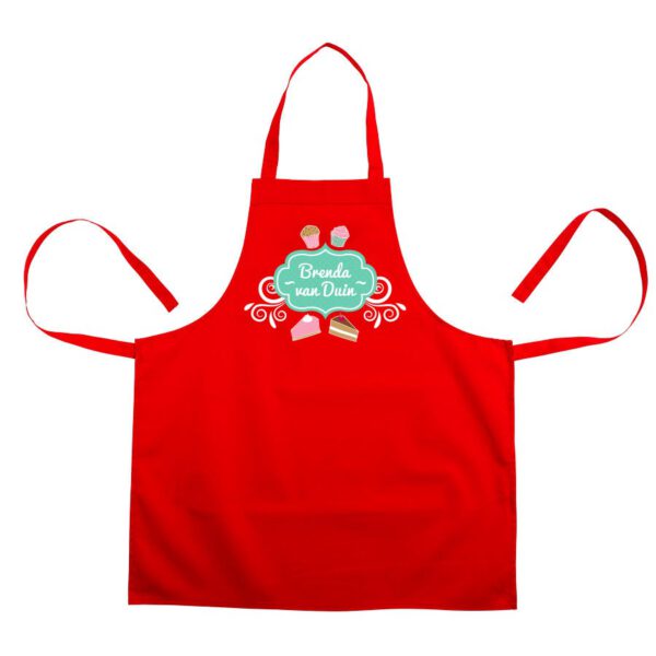 Dr Oetker - Schort Rood