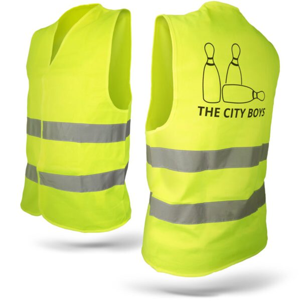 Veiligheidshesje bedrukken - Geel - L/XL