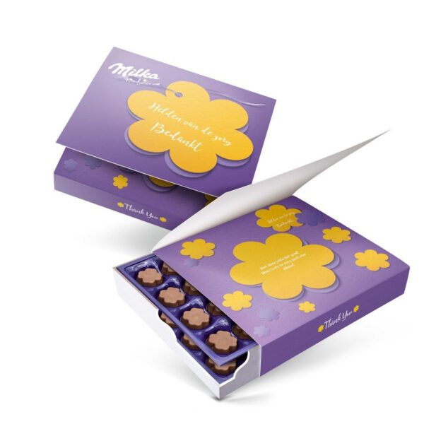 Say it with Milka giftbox bedrukken - Bedankt - 220 gram
