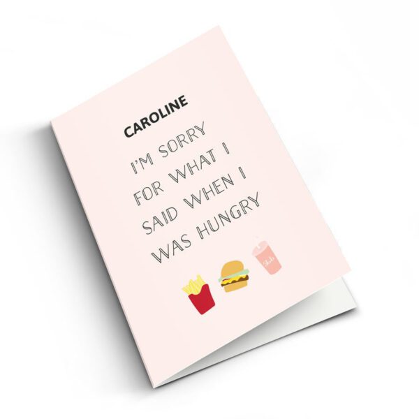 Sorry kaartje maken - XL - Staand
