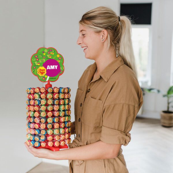 Gepersonaliseerde Chupa Chups Toren - 200 lolly&apos;s