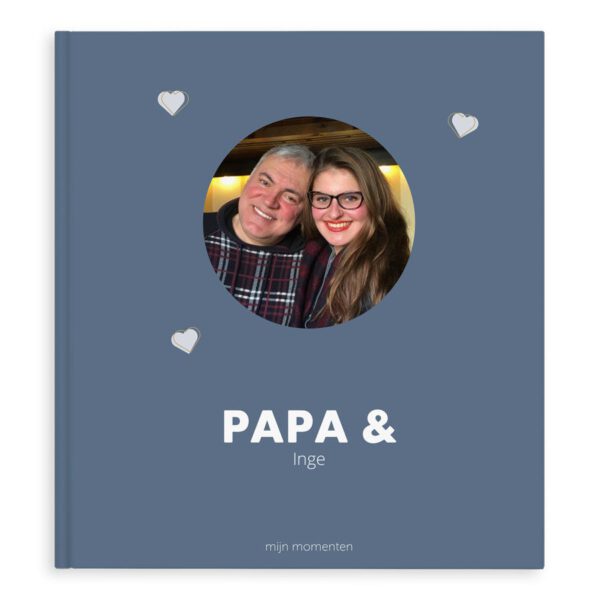 Momenten fotoboek maken - Papa & ik/wij - XL - Hardcover - 40 pagina&apos;s