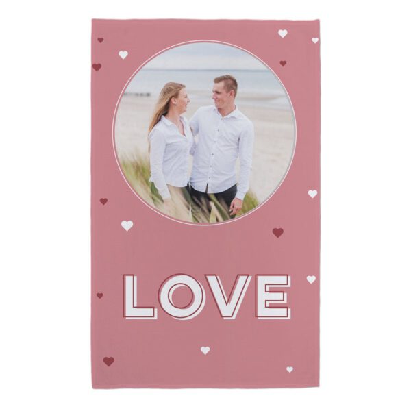 Liefdes fleece deken- 120x190cm