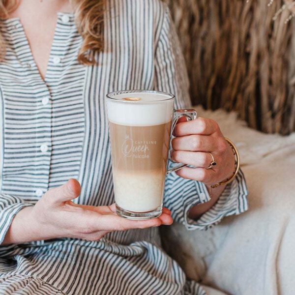 Latte Macchiato glas graveren - 4 stuks
