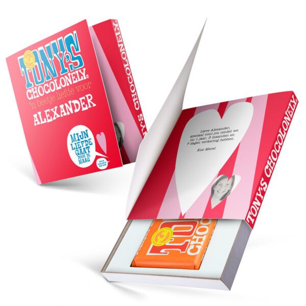 Tony&apos;s Chocolonely Giftbox - Liefde - Karamel Zeezout