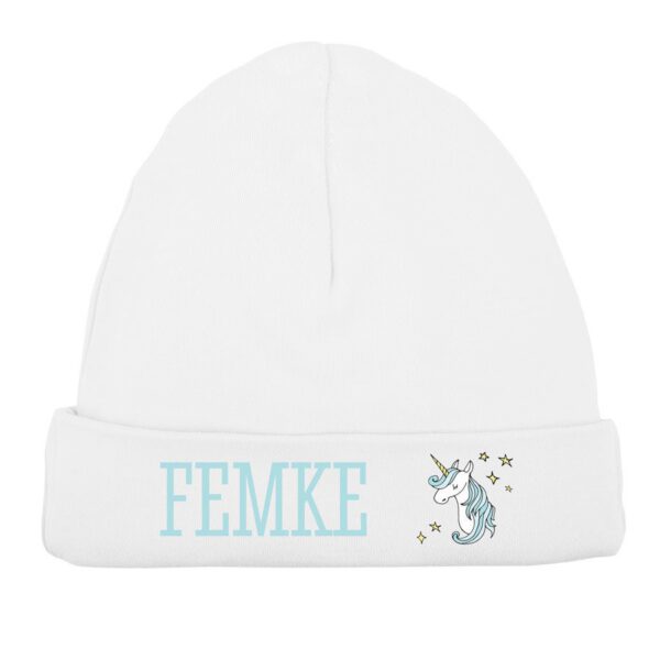 Babymuts bedrukken - Wit