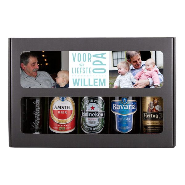 Bierpakket voor opa bedrukken - Hollands